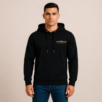 Polera Negra God of War Caballero