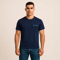 Polo Azul ""Never Stop"" PlayStation Caballero