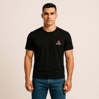 Polo Negro ""Player One"" PlayStation Caballero