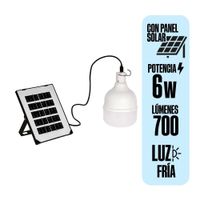 Foco LED High Power Solar 6W Luz Fría Orange