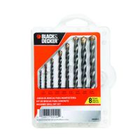 Set de Brocas Mampost 8 Piezas Black and Decker