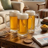 Set de 3 Jarros de Cerveza Dakota Transparente