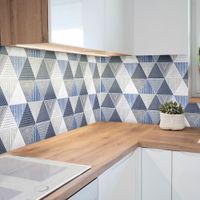 Pared Lisa Brisa Azul 30x60cm 2.16m2 Celima