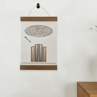 Póster Decorativo con marco y colgante 24x30cm Ico