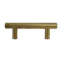 Tirador Recto Liviano 64mm Acero Inoxidable Dorado Werken