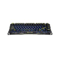Teclado Gamer Inalámbrico Gravastar Mercury K1 Lite Inglés RGB Transparente Black