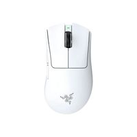 Mouse Gamer Razer DeathAdder V4 Pro Wireless 45K DPI HyperPolling 8000Hz Switch Óptico Blanco
