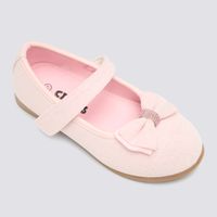 Zapatos De Vestir Niña Circus Lazo Rosado