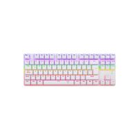 Teclado Gamer T-Dagger Bora Lite Rainbow Español Red Switch Blanco