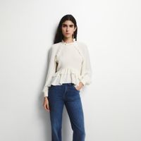 Blusa Mujer Sfera Fluido Gomas Crudo