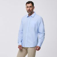 Camisa Manga Larga Hombre Rayas Madison