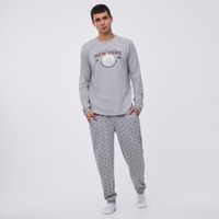 Pijama Set Manga Larga Hombre Algodón Hypnotic