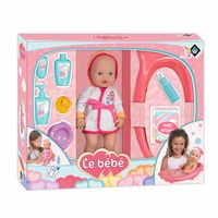 Set Muñeca Cuerpo Suave Con Auto Correpasillos Y Bastón My Dolly Loko Toys