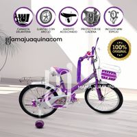 Bicicleta Campera con Canasta Aro 20 «CANDY» Morado