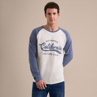 Polo Manga Larga Hombre New Ranglan Amc