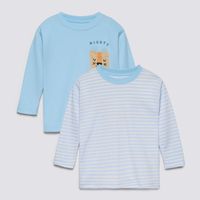 Pack X2 Polo Manga Larga Para Bebé Niño Pocket Baby Circus