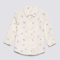 Camisa Manga Larga Para Bebé Niño Mini Print Baby Circus