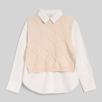 Blusa Manga Larga 2 Piezas Para Teen Niña Zubito