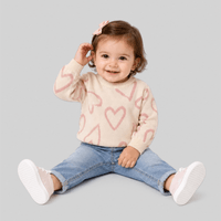 Chompa Para Bebé Niña Heart Baby Circus