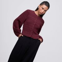 Blusa Mujer Frunci Malabar Manga Larga