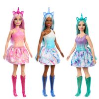 Muñeca Barbie Fantasía Unicornio Sorpresa Barbie 3 Años+