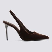 Zapatos De Vestir Mujer Malabar Velvet Marron