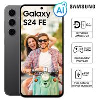 Smartphone SAMSUNG Galaxy S24 Fe 6.7"" 8GB 128GB 50MP + 12MP + 8MP Graphite