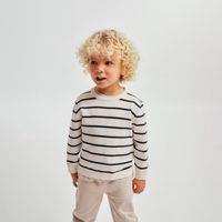 Chompa Bebe Niño Sfera Basico Rayas Marino