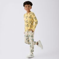 Pantalón De Buzo Para Niño Full Print Franela Minions