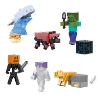 Figura De Acción Steve Edición Vanilla Minecraft 6 Años+