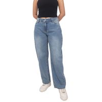 Jean Mujer Barrel Kayra Poblet Tiro Medio Baggy