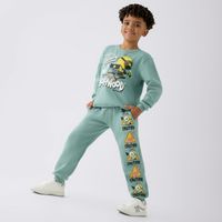Pantalón De Buzo Para Niño Print Franela Minions