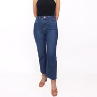Jean Mujer Crop Kayra Poblet Flare