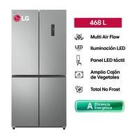 Refrigeradora LG 468L No Frost 4 Puertas GM49MPY Plata
