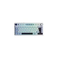 Teclado Gamer Aula F75 RGB Inalámbrico Español Reaper Switch Azul/Blanco/Morado