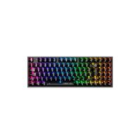 Teclado Gamer Machenike K500 B94 RGB Cableado Bluetooth Español Negro