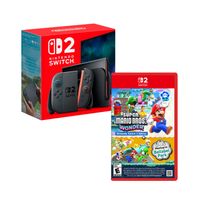 Consola Nintendo Switch 2 256GB + Super Mario Bros Wonder + Meetup in Bellabel Park