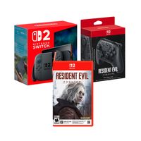 Consola Nintendo Switch 2 + Pro Controller + Resident Evil Requiem