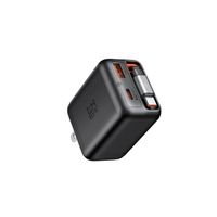 Cargador de Pared Mcdodo FreeGo CH-129 35W con Cable Retráctil 2 USB-C + USB-A Negro