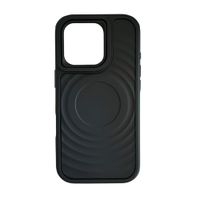 Case iBox para iphone 16 pro vibes 360, protección 360°, con magsafe para carga inalámbrica, negro