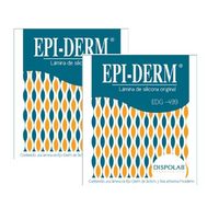 Pack x2 Lámina de gel de silicona Epi-Derm 499 (3x3 cm)