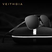 Lentes de Sol VEITHDIA Ultra - Polarizados - UV400 - Gris