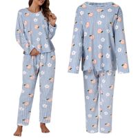Conjunto pijama pantalon y chompa Polar calentador - Celeste