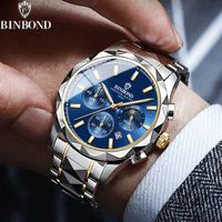 Reloj BINBOND para Hombre - Plata/Azul