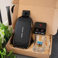 Set de una taza chop de vidrio Regalos día del padre