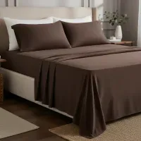 INTERIOTEX Sabanas Premium de Algodon Bramante 144 HILOS – INTX0021-PLAZA Y MEDIA