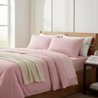 INTERIOTEX Sabanas Premium de Algodon Bramante 144 HILOS – INTX0015-2 PLAZAS