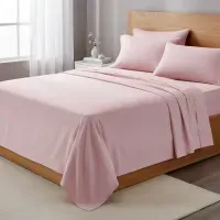INTERIOTEX Sábanas Premium Algodón Bramante 144 Hilos King Size INTX0016