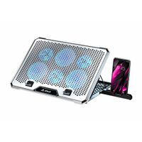 iDock - Cooler Turbine N-9 Silver con 7 Niveles y 6 Ventiladores