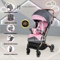 Coche Maleta para Bebé «LAINEE» de Fácil Plegado Rosa